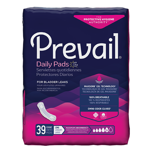 Prevail Women's Bladder Control Pad, Maximum