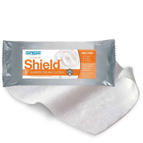 Sage Comfort Shield Barrier Cream Cloths, Large