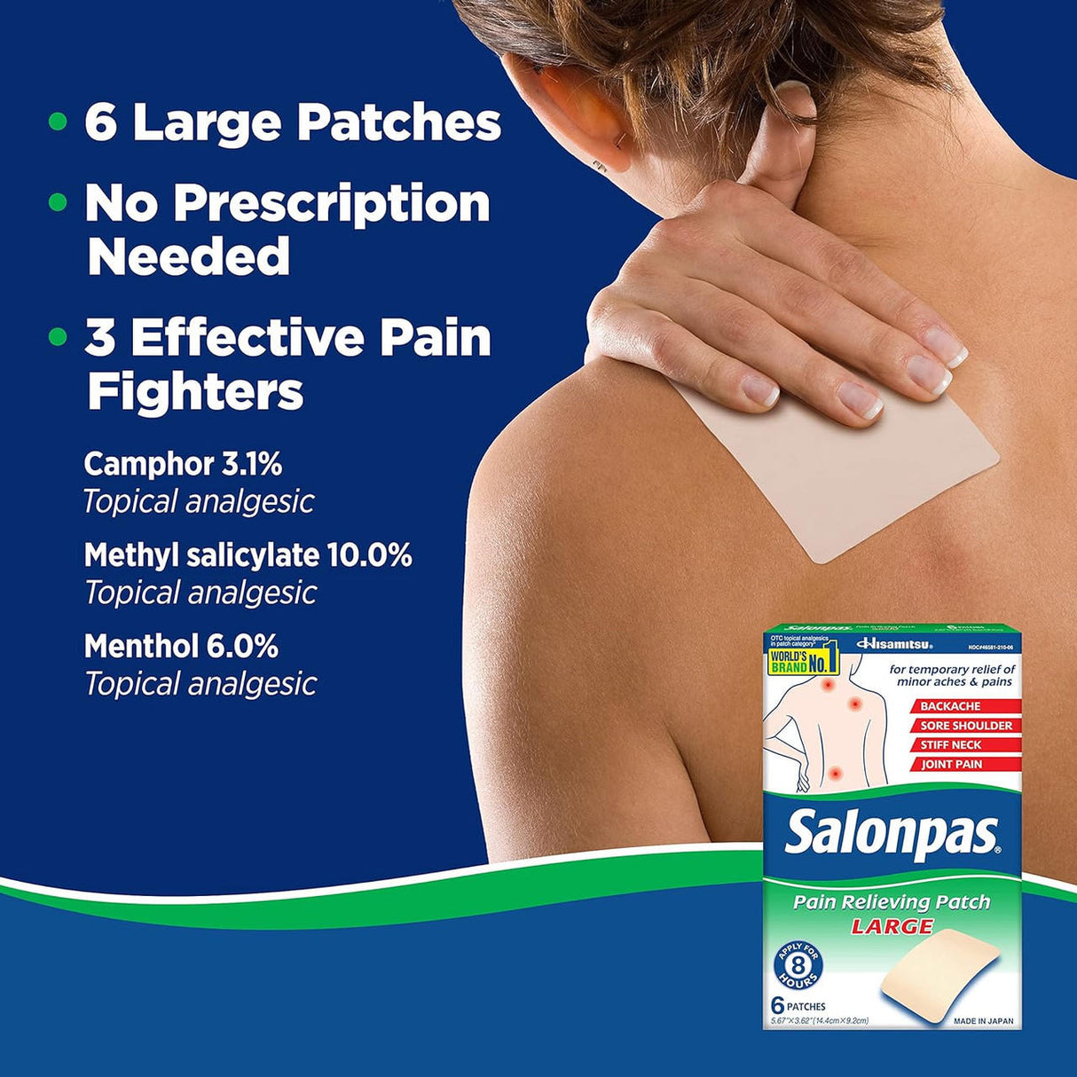 Salonpas Pain Relieving Patch LARGE