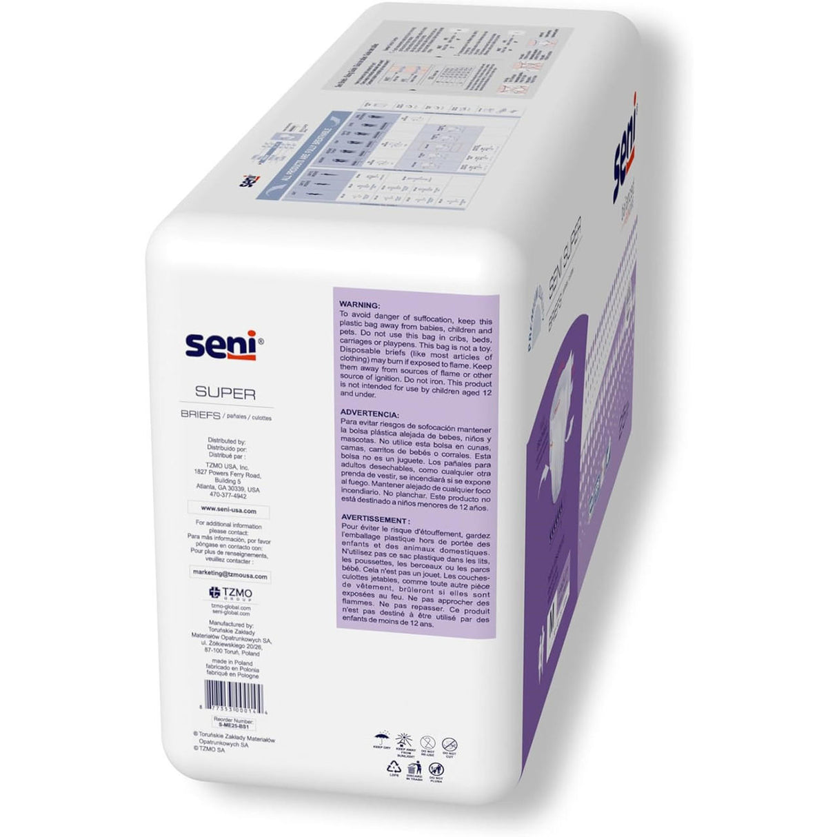 Seni Super Adult Incontinence Briefs