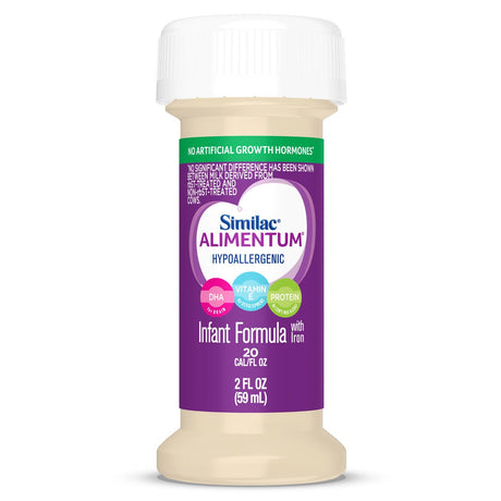 Similac Alimentum Infant Formula, Unflavored, 2oz Bottle