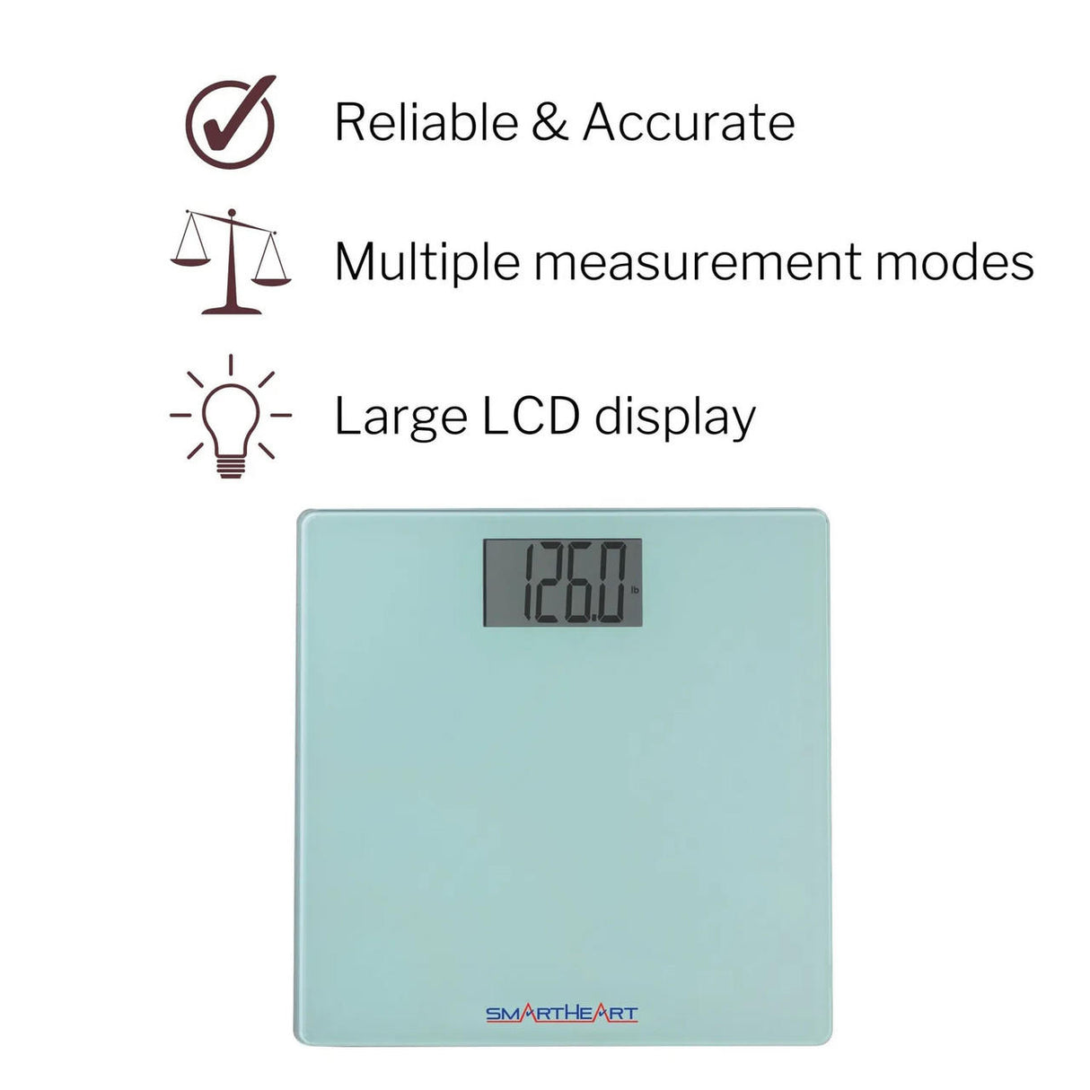 SmartHeart Digital Scale, 438 lbs