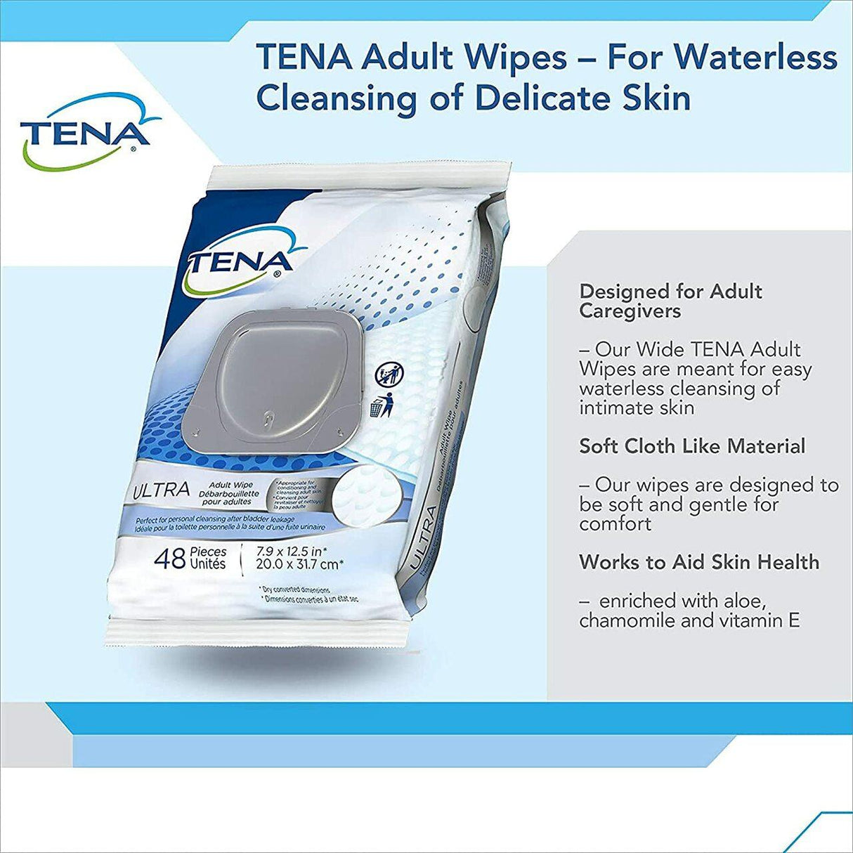 TENA Classic Washcloths