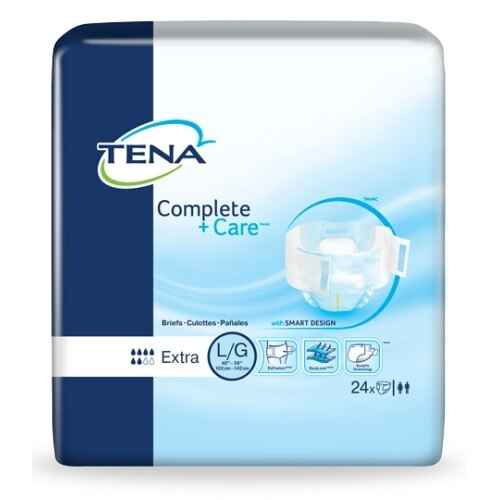 TENA Complete +Care Adult Briefs, Extra