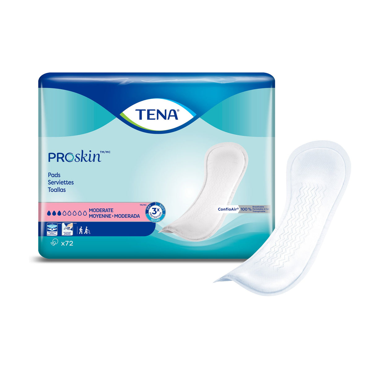 TENA Proskin Pads, Moderate