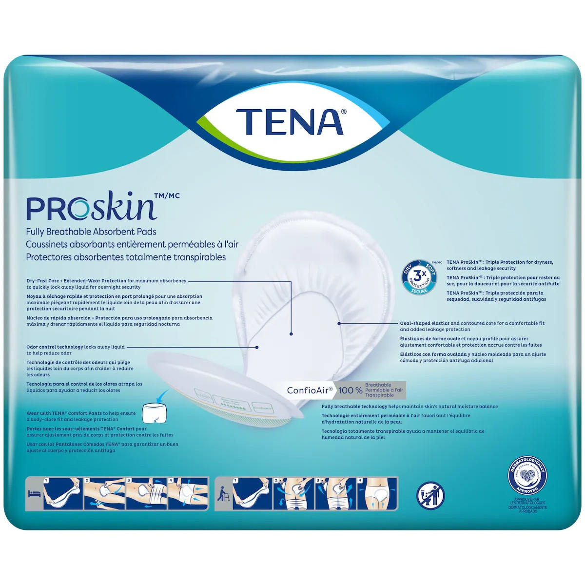 TENA ProSkin Absorbent Pads Night Super