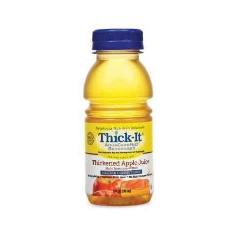 Thick-It AquaCareH20 Thickened Apple Juice, 8 oz Bottle