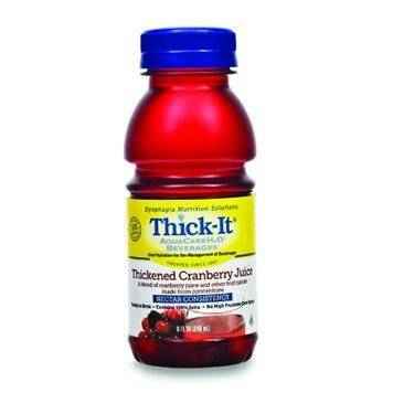 Thick-It AquaCareH20 Thickened Cranberry Juice, 8 oz Bottle