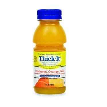 Thick-It AquaCareH20 Thickened Orange Juice, 8 oz Bottle