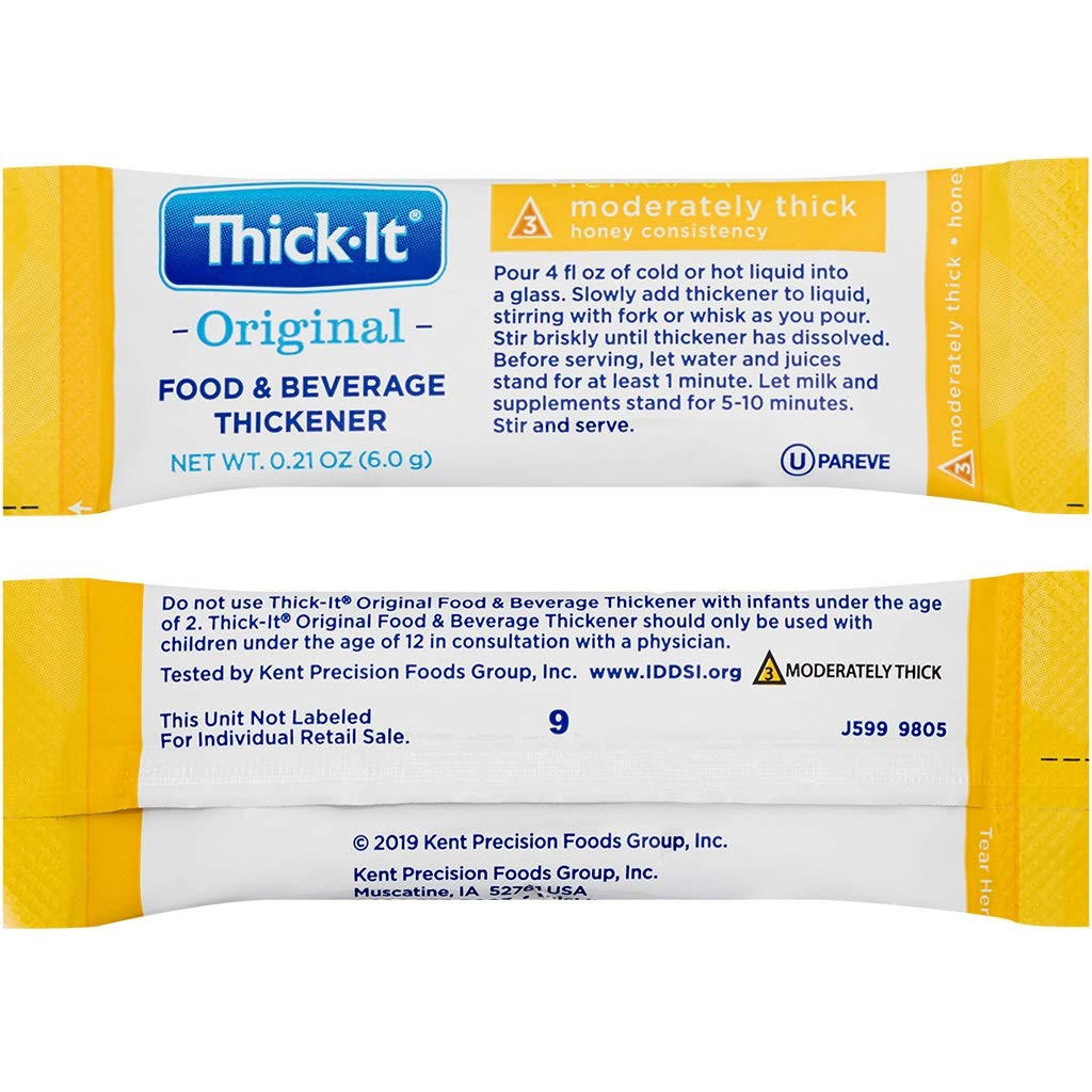 Thick-It Original Thickener, Individual Packets, Case of 200