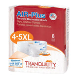 Tranquility 4XL/5XL Air-Plus Disposable Bariatric Briefs